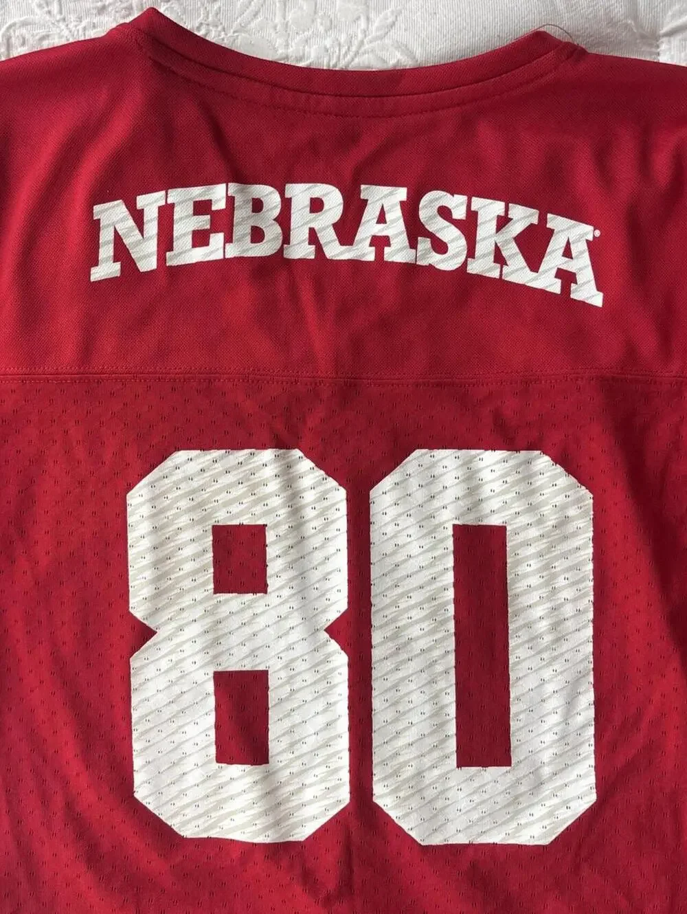 Adidas Nebraska Cornhuskers red football jersey Size youth XL